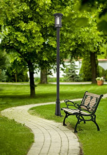 Z-Lite 1 Light Outdoor Post Mounted Fixture 570PHB-519P-BK