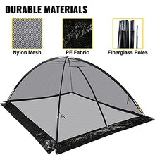 Pond Cover Dome Garden Pond Net Mesh Dome Pond Net Covers with Zipper Wind Rope Nylon Pond Netting for Pond Pool Garden (Color : Black Size : 9x12FT)