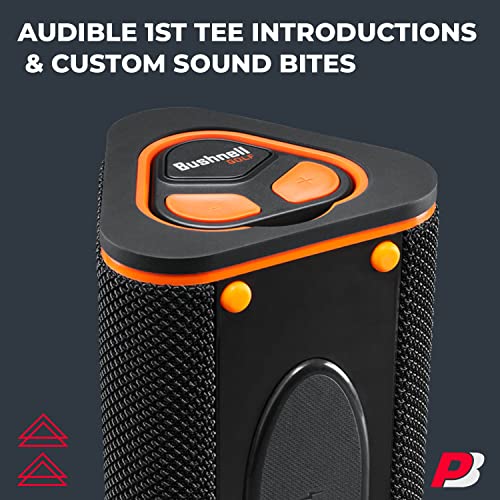 PlayBetter Bushnell Wingman View Golf Speaker Red