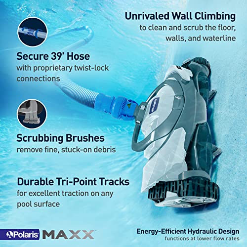 Polaris MAXX Premium Pool Cleaner White