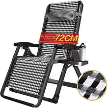 Lightweight Lightweight Zero Gravity Patio Lounger Chair Widening Folding Garden Deck Chair Reclining Home Lounge Chair Outdoor Adjustable Recliner Support 200kg (Color : Black and White Plaid)
