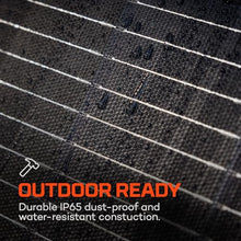 NEBO RELIANCE 100 Watt Solar Panel | Foldable, 22% Sunlight to Solar Energy Conversion Rate, Compatible with All Rambler, Pinnacle & Intrepid Portable Power Stations to Keep Multiple Devices Charged