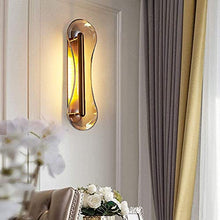 VITINNO Light Sconce Luxury Glass Wall Lamp LED Bedroom Bedside Lamp Creative Hotel Corridor Aisle Living Room Decor Lighting Bedside Decor Lamp