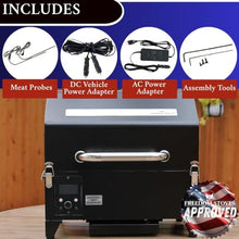 Freedom Stoves Portable Pellet Grill, 12V and 120V Dual Power