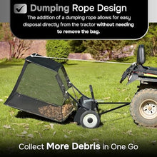 Dapper Supply 42" Tow Behind Lawn Sweeper 25 cu. ft. Bag