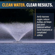 Outdoor Water Solutions Floating Pond Fountain – Aerify 1/2 HP, 230V Motor, 500 GPM Aerating Nozzle, 18–24" Depth, 150 ft Power Cable – Aerator for Ponds up to 1/2 Acre