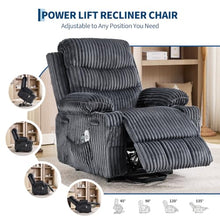 Garvee Oversized Power Lift Recliner Chair for Big and Tall with Wide Seat