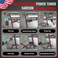 HARISON Multifunction Power Tower with Bench