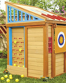 Little Tikes Real Wood Adventures 5-in-1 Game House Multicolor