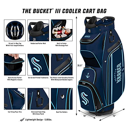 Team Effort Minnesota Wild Bucket III Cooler Cart Golf Bag Minnesota Wild