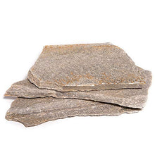 Landscape Patio Flagstone | 2000 Pounds | Natural Rock Pathway Stepping Stone Slabs for Gardens, Terrariums, Landscape Design, Driveway Pavers and Walkway Steppers (Silver Quartzite)