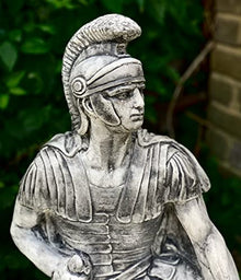 Realistic roman soldier statue Massive greek statue Soldier sculpture for garden Soldier figure Unique ornament Aniqua garden gift Greek god zeus statue Large bust david sculpture Nude backyard statue