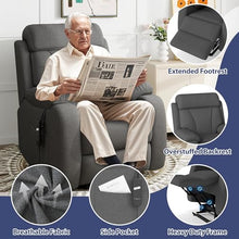 Power Lift Recliner Chair with Remote Control, Compact Electric Recliner