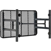 Global Industrial 4' Rectangular Expanded Metal Outdoor Table, Black