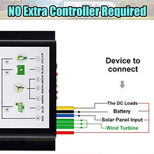 1000W Solar & Wind Power Kits Cabin Off Grid System for Charging 12V 24V Battery: 400W Wind Turbine Generator + 600W Mono Solar Panel + Hybrid Charge Controller+1000W Inverter+Accessory