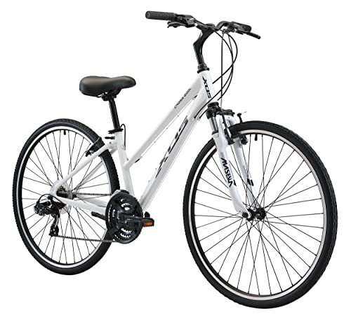 XDS Cross200 Women's 21sp Step-Through Hybrid Bicycle White