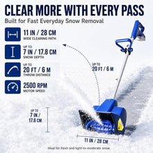 Electric Snow Shovel, Cordless Battery Powered Snow Blower