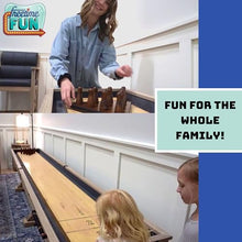 Freetime Fun 12 FT Shuffleboard Table Rustic Oak