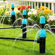Watering System Adjustable Cooling Misters with Flexible & Sunlight-Resistant PP Tubes, 360 Misting Nozzle for Full Watering, Quick Installation Fine Mist System(140m/459.2ft)