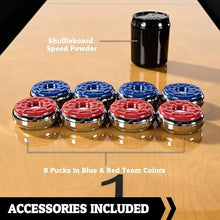 Hall of Games 9ft Kinwood Shuffleboard Table Scratch Resistant Playfield Grey/Tan