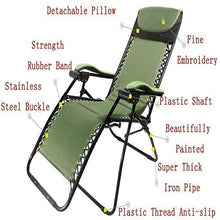 IIPOSAQQ Zero Reclining Relaxer Chair Multi Position Sun Lounger Garden Outdoor Patio Portable Rocking Chair for Outdoor Use Supports 200 Kg