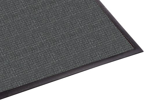 Guardian WaterGuard Indoor/Outdoor Wiper Scraper Floor Mat, Rubber/Nylon, 6'x12', Charcoal