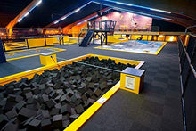 FoamRush Charcoal Pit Foam Blocks 6"x6"x6" Pack of 500 Black