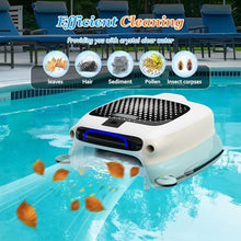 Automatic Pool Vacuum Cleaner,for Pools W/10l Large Capacity & Anti-Stuck Foam,3-Speed Modes,10-Hour Continuous Cleaning & 2000sq.ft