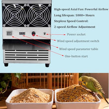 Jidanmian Household Grain Cleaning Winnower, Grain Thrower Wind Sheller Bird Food Blowing Screening Machine, Birds Feed Shell Blowe, Millet Bird Feed Melon Seeds Blown Shell Splitter