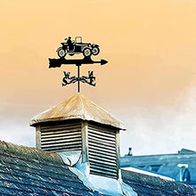 Simple and Strong Rooftop Weathervane Wind Vane Steel Weathervane Roof Vane Measuring Tools Weather Vane Metal Ornament Wind Vane. (Rv)