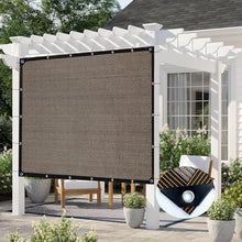 PFGDFSX 90% Shade Cloth, Dog Kennel Shade Cover, 40 x 50 FT Sturdy Durable Sunblock Shade Mesh Tarp with Grommets for Patio Plants Greenhouse Chicken Coop Porch, Brown