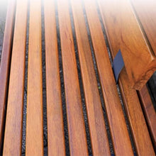 clould fitness Park Bench Leisure Seat Outdoor Rest Bench with Backrest Square Community Solid Wood Park Chair Outdoor Benches