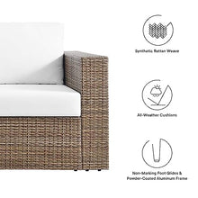 Modway Convene Love Seat Cappuccino White