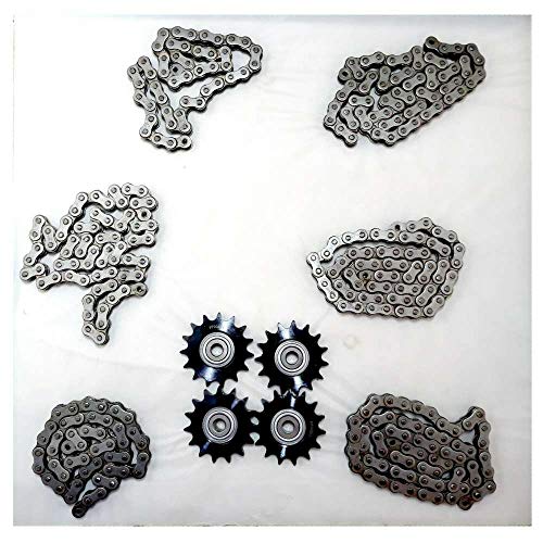 Replacement Kit 30 and 42 Inch Drive Chains Replace 126-8807 126-8808 Roller Chain Sprockets 126-9108 126-9274 And 116-6719