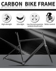 KOOTU Carbon Road Bike Blue Pink