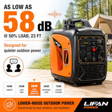 LIFAN 3500W Compact Gas Inverter Generator for RV Camping