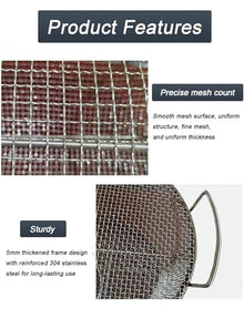 DLYZAYE Heavy Duty Pump Filter Cover, Universal 5mm Stainless Steel Mesh Guard for Sewage, Sump, & Pond Pumps, Anti-Clogging Protection Screen for Outdoor Use(60x90cm)