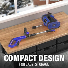1200W 12 Inch Electric Snow Shovel, Corded Handheld Snow Plow for Driveways, School Road and Outdoor Snow Removal
