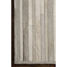 Calvin Klein Home Prairie Contemporary Area Rug Silver 5'6" x 7'5