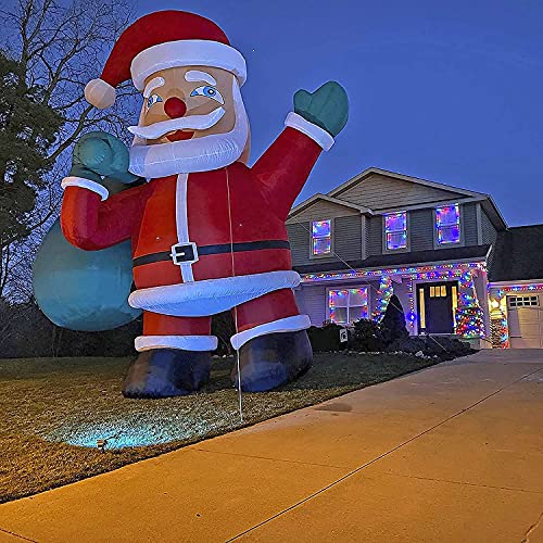 TKLoop Giant 26Ft Inflatable Santa Claus Red