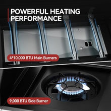 Grills House OK4004T 4-Burner Outdoor Kitchen Gas Grill Black