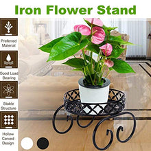 RWGOVLU Plant Stand Single Layer Metal Stand Plant Rack Flower Shelf Garden Decor Flower Rack Wrought Iron Balcony Outdoor Indoor Pot Plant Stand