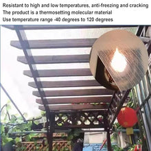 EMYJAY Polycarbonate Roofing Sheet, Plastic Roof Panel Protection Rain Outdoor Awning Covers for Greenhouse Canopy Cold Frame Cladding (Color : Clear, Size : 1.2mx30m)