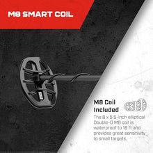 MINELAB MANTICORE High-Power Multi-IQ+ Waterproof Professional Metal Detector Bundle for Adults with Advanced Target ID — Includes 8", 11" and 15" Double-D Coils for Low, Medium and High Depth