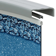 Pureline 15 x 30 Foot Oval Dual Bead Above Ground Pool Liner 52" Wall Aqua Marble Heavy Gauge