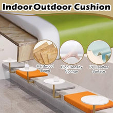 RENLXFI Black Coffee Shop Card Seat Cushion Large, Commercial Indoor Outdoor Bench Cushions for Patio Kitchen Garden, Waterproof Custom Sponge Pad(8 Pack,20x20in/50.8x50.8cm)