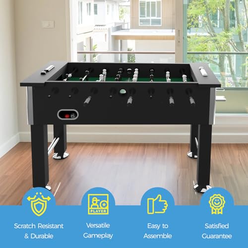 Godora Outdoor Foosball Table Adult Size Black