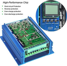 HUIZHITENGDA Wind Solar Hybrid Charge Controller 7000W, 12V-48V Automatic Wind and Solar Charge Controller, Wind + Solar Wind Power ,24v