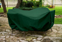 KoverRoos Weathermax 61162 54-Inch Round Table High Back Dining Set Cover, 88-Inch Diameter by 36-Inch Height, Forest Green