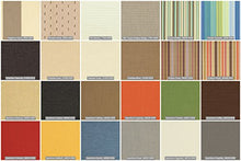 TeakStation Sunbrela Fabric Seat & Back Cushions for 1 Sofa, 2 Lounge Chairs & 1 Ottoman - Cushions only [Sack ]